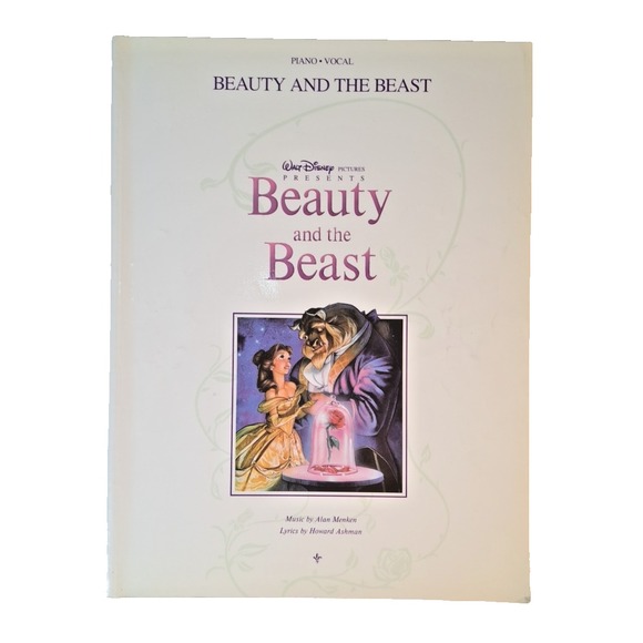 Other - Disney Beauty and the Beast Sheet Music Piano Vocal Songbook Alan Menken 1991